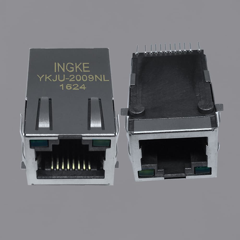 J3011G21DNL  SMT rj45 connector with integrated magnetics